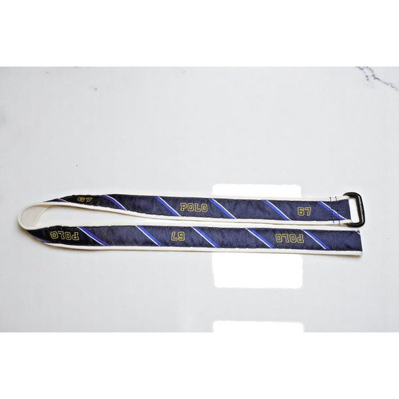 Polo Ralph Lauren Other - Kids Polo Ralph Lauren '67' Canvas D-Ring Belt – Blue & White – 31"  L